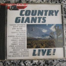 CDs de Música: COUNTRY GIANTS LIVE! LOS MEJORES TEMAS COUNTRY EN DIRECTO