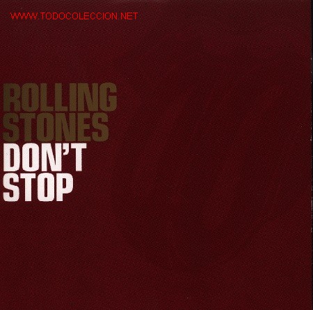 CDs de M&uacute;sica: THE ROLLING STONES-DON&acute;T STOP CDSINGLE PROMOCIONAL EDITADO POR VIRGIN EN EL 2002