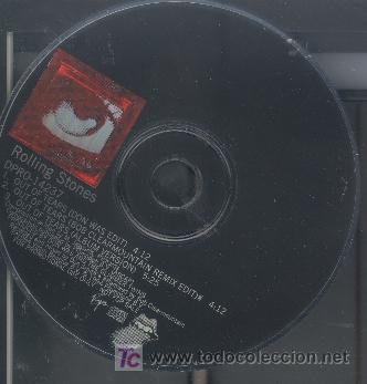 CDs de M&uacute;sica: THE ROLLING STONES-OUT OF TEARS CDSINGLE PROMO EX RARO SIN PORTADA EDITADO POR VIRGIN EN 1994