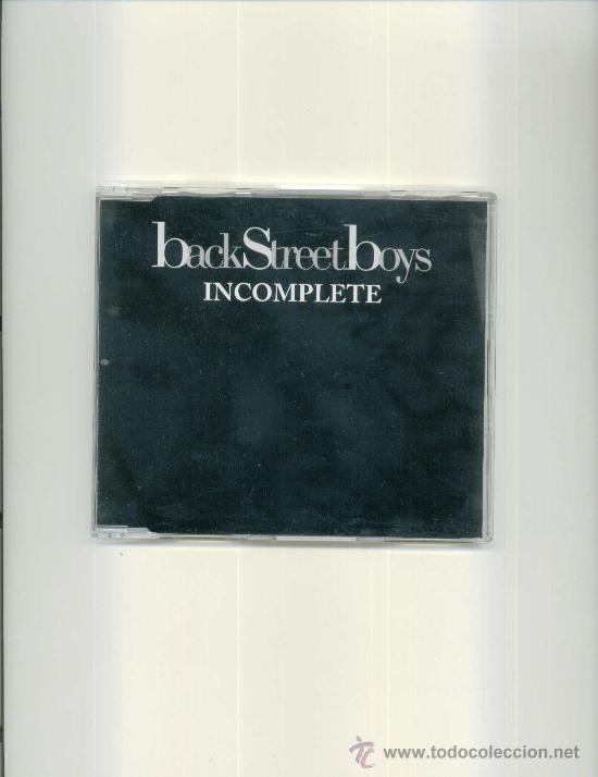CDs de m&uacute;sica: BACK STREET BOYS. Incomplete  (cd-single 2005) - Foto 1