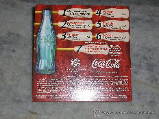 CDs de m&uacute;sica: CD PROMOCINAL   .  COCA-COLA - Foto 2