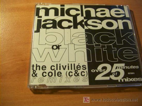 CDs de m&uacute;sica: MICHAEL JACKSON ( BLACK & WHITE ) CD SINGLE 1991 REMIXES (CDIB4) - Foto 1