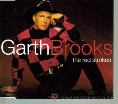 CDs de m&uacute;sica: GARTH BROOKS-THE RED STROKES CDSINGLE 1994 (U.E.) - Foto 1