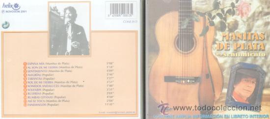 CDs de m&uacute;sica: MANITAS DE PLATA. SENTIMIENTO (CD-FLA-070) - Foto 1