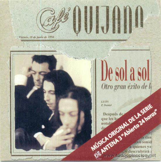 CDs de m&uacute;sica: CAFE QUIJANO. De sol a sol (cd-single promocional 2000 ) - Foto 1