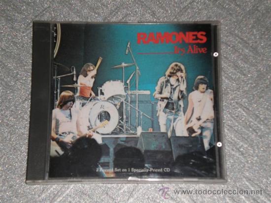 CDs de m&uacute;sica: RAMONES - it&acute;s aLIVE. DIRECTO 28 TEMAS. (CD/1990) - Foto 2
