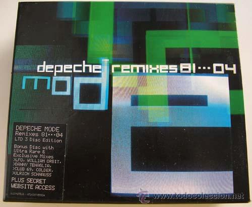 CDs de m&uacute;sica: DEPECHE MODE - REMIXES 80...04 - EDICION LIMITADA 3 CDS + LIBRETO - Foto 1