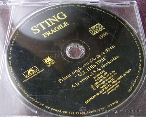 CDs de m&uacute;sica: STING - FRAGILE - CDSINGLE - Foto 1
