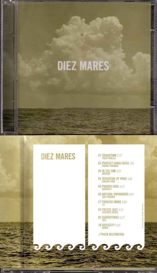 CDs de m&uacute;sica: Magn&iacute;fico. CD. Diez Mares. Voll-Damm. Chillout.