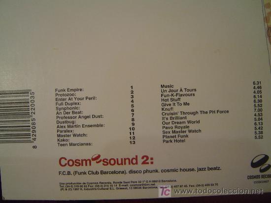 CDs de m&uacute;sica: COSMOSOUND 2 - VARIOS 1997 DIGIPACK - Foto 3