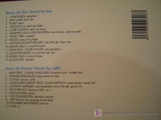 CDs de m&uacute;sica: SONAR 2001 - RECOPILATORIO 2-CDS - Foto 2