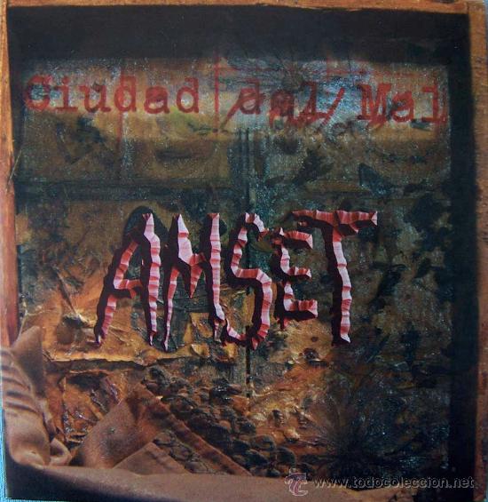 CDs de m&uacute;sica: AMSET - CIUDAD DEL MAL - CD SINGLE - 2004 PROMO - Foto 1