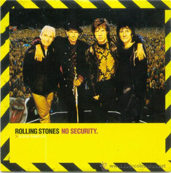 CDs de m&uacute;sica: ROLLING STONES. No security (5 temas) (cd single promocional 1998 ) - Foto 1