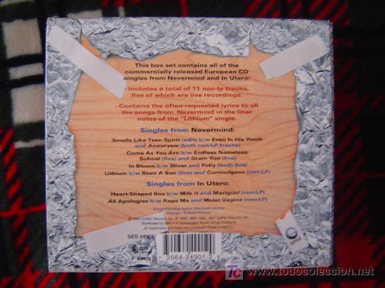 CDs de m&uacute;sica: NIRVANA - BOX SINGLES 6 CD SINGLES - Foto 10