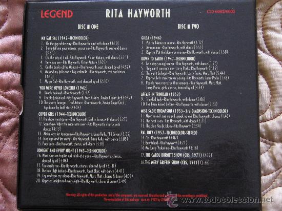 CDs de m&uacute;sica: Rita Hayworth - Foto 2
