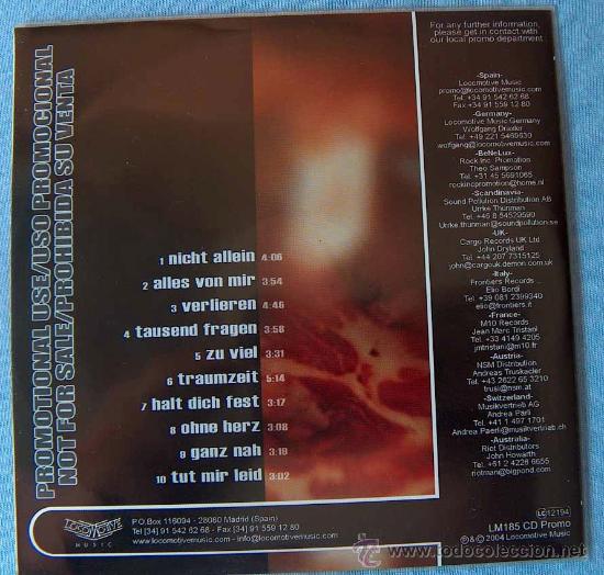 CDs de m&uacute;sica: BOSCO - HERZBLUT - CD CON 10 TEMAS - PROMO - Foto 2