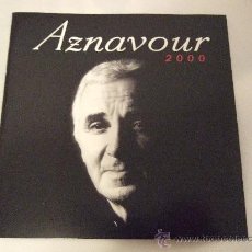 CDs de Música: CHARLES AZNAVOUR - AZNAVOUR 2000 - 14 CANCIONES - CD 2000 - LIBRETOS CON LAS LETRAS. Lote 18695309