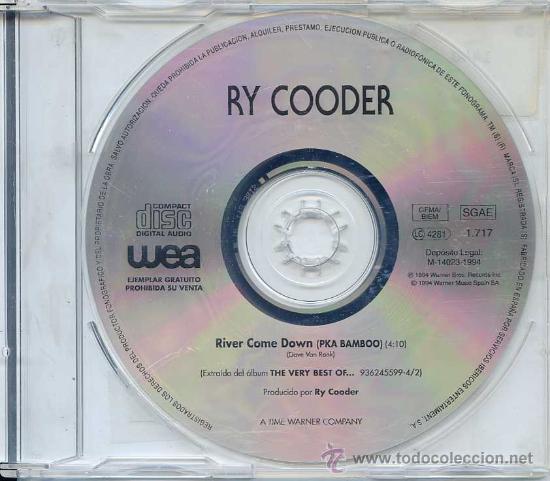 CDs de Música: RY COODER / River come down (PKA Bamboo) (CD Single 1994) - Foto 1 - 13857750
