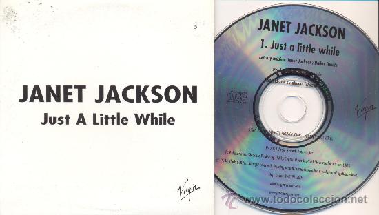 CDs de m&uacute;sica: JANET JACKSON - JUST A LTTLE WHILE  - CD SINGLE RARO DE PROMOCION - Foto 1
