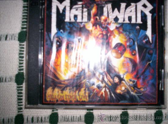 CDs de m&uacute;sica: MANOWAR -	HELL ON STAGE - 2CD - HEAVY METAL - Foto 1
