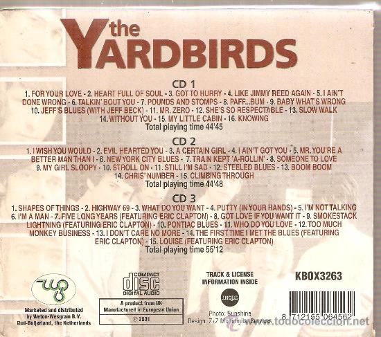 CDs de m&uacute;sica: TRIPLE CD THE YARDBIRDS - Foto 2