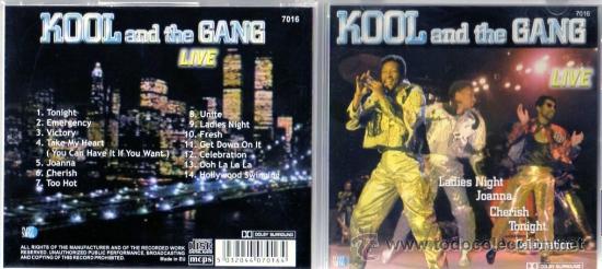 CDs de m&uacute;sica: KOOL AND THE GANG. LIVE - Foto 1