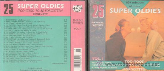 CDs de M&uacute;sica: 25 SUPER OLDIES TOO GOOD TO BE FORGOTTEN  HAPPY DAYS VOL 1