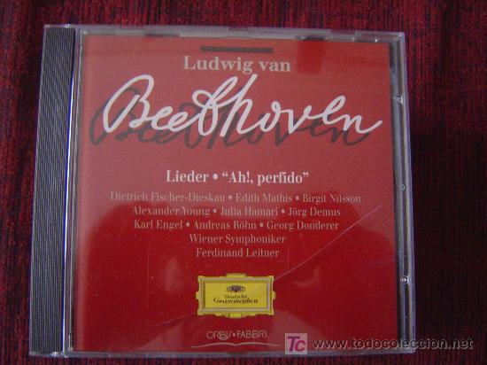 CDs de m&uacute;sica: LUDWIG VAN BEETHOVEN - LIEDER AH! PERFIDO - Foto 1