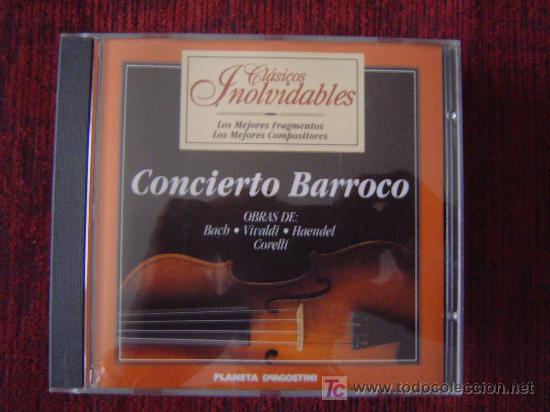 CDs de m&uacute;sica: BACH - VIVALDI - HAENDEL - CORELLI (CONCIERTO BARROCO) - Foto 1