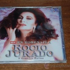CDs de Música: CD HOMENAJE A ROCIO JURADO, GRANDES EXITOS.HOLA. Lote 27248330