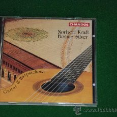 CDs de Música: CD GUITAR & HARPSICHORD. NORBERT KARFT Y BONNIE SILVER. CHANDOS. Lote 27387794