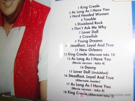 CDs de m&uacute;sica: ELVIS PRESLEY KING CREOLE - Foto 2