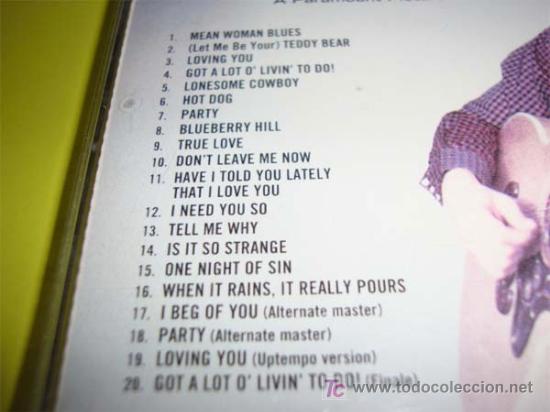 CDs de m&uacute;sica: ELVIS PRESLEY LOVING YOU - Foto 2