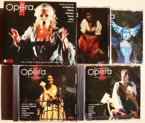 CDs de m&uacute;sica: THE OPERA BOX / ESTUCHE CON 4 CDs - Foto 1