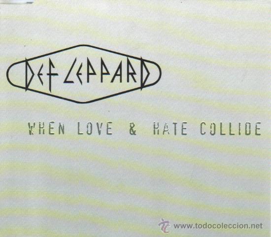 CDs de m&uacute;sica: DEF LEPPARD-WHEN LOVE & HATE COLLIDE CDSINGLE PROMOCIONAL - Foto 1