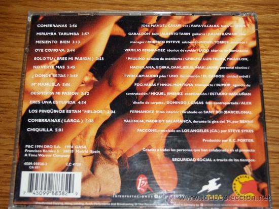CDs de m&uacute;sica: SEGURIDAD SOCIAL - Foto 2
