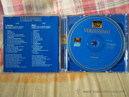 CDs de m&uacute;sica: (2CD) VERDI La traviata/Otello excerpts - Foto 3