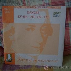 CDs de Música: MOZART DANCES KV 65A, 103, 122 & 123 TARAS KRYSA. Lote 18519039