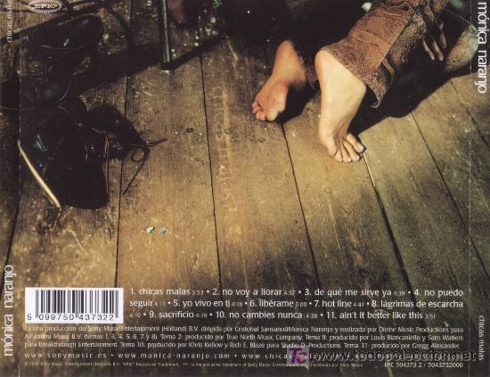 CDs de m&uacute;sica: M&oacute;nica Naranjo Chicas Malas 2001 - Foto 2