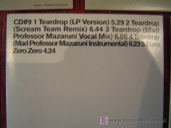 CDs de m&uacute;sica: MASSIVE ATTACK - BOX SINGLES 90/98 11 CD Singles - Foto 14