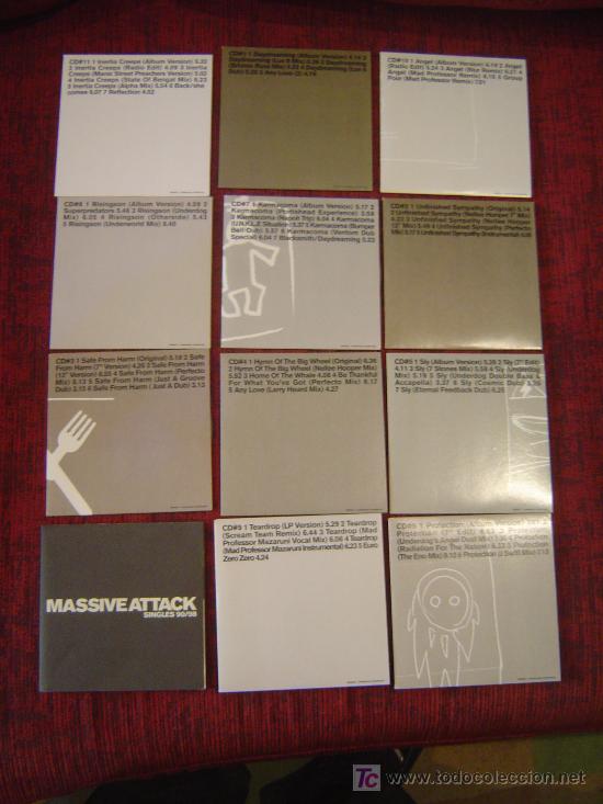 CDs de m&uacute;sica: MASSIVE ATTACK - BOX SINGLES 90/98 11 CD Singles - Foto 4