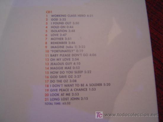CDs de m&uacute;sica: JOHN LENNON - ANTHOLOGY BOX 4 CD + LIBRO - Foto 10