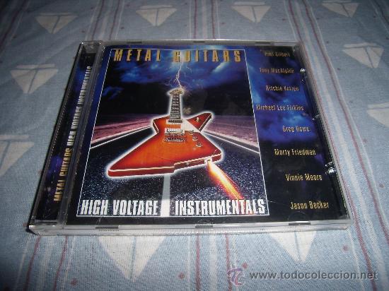 CDs de m&uacute;sica: CD Metal Guitars - High Voltage Instrumentals - Foto 1
