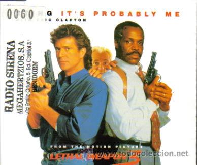 CDs de m&uacute;sica: BSO LETHAL WEAPON 3 (STING + ERIC CLAPTON) CDSINGLE 1992 (UK) - Foto 1