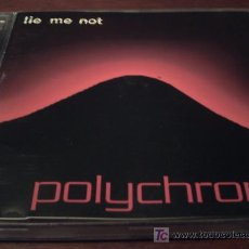 CDs de Música: CD /POLYCHRONIC LIE ME NOT/WISH RECORDS PEPETO. Lote 20097627