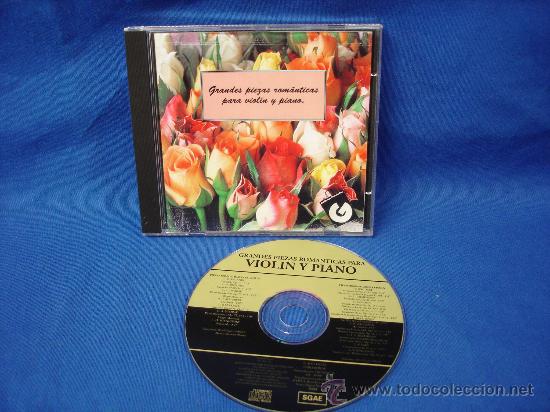 CDs de M&uacute;sica: GRANDES PIEZAS ROM&Aacute;NTICAS PARA VIOLIN Y PIANO. PROMO GALERIAS PRECIADOS 1991 - NUEVO Y PRECINTADO