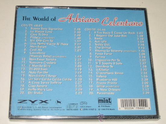 CDs de m&uacute;sica: ADRIANO CELENTANO - DOBLE CD PRECINTADO - Foto 2