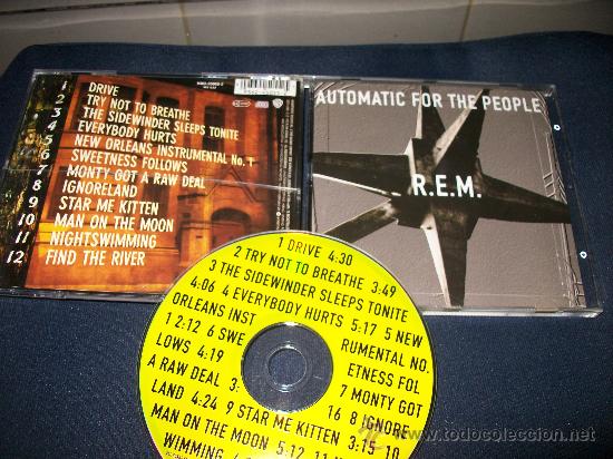 CDs de m&uacute;sica: CD REM - AUTOMATIC FOR THE PEOPLE - Foto 1