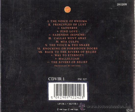 CDs de m&uacute;sica: Enigma Virgin 1990 - Foto 2