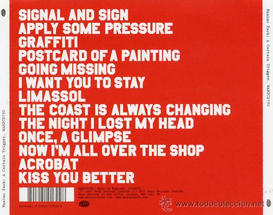 CDs de m&uacute;sica: MAXIMO PARK - CD - A Certain Trigger - PRECINTADO !! - Foto 2